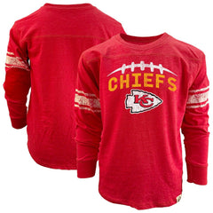 NFL Kansas City Chiefs Wes & Willy Youth Football Long Sleeve T-Shirt