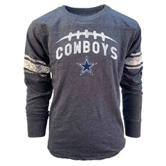 NFL Dallas Cowboys Wes & Willy Youth Football Long Sleeve T-Shirt