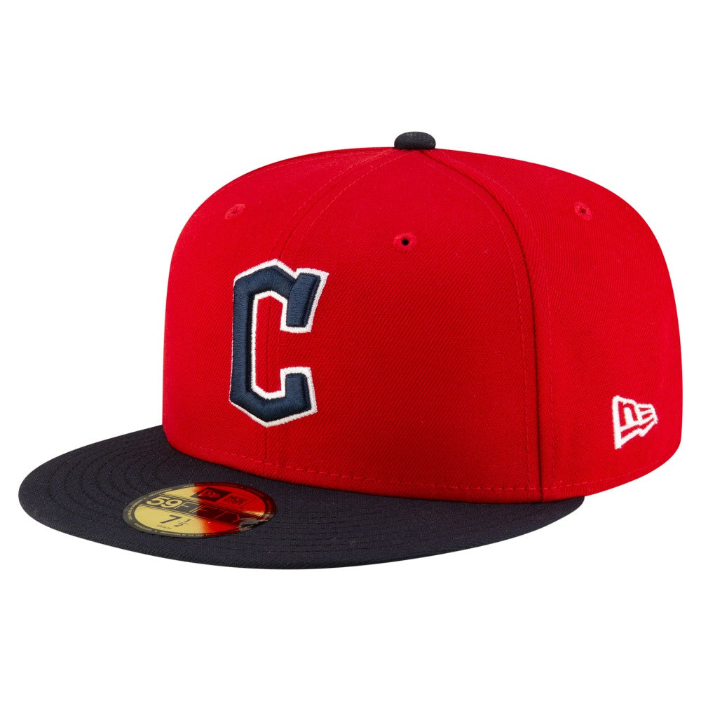 Cleveland Guardians Authentic Collection On Field 59FIFTY Fitted Hat - Red/Black | New Era