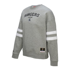 New York Rangers Mitchell & Ness Women's Logo Lightweight Pullover Sweatshirt
