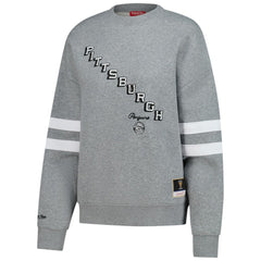 Pittsburgh Penguins Mitchell & Ness Women's Logo Lightweight Pullover Sweatshirt
