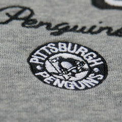 Pittsburgh Penguins Mitchell & Ness Women's Logo Lightweight Pullover Sweatshirt
