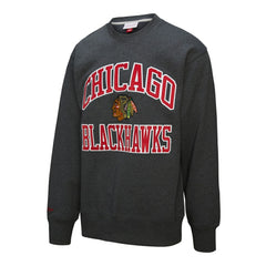 Chicago Blackhawks Mitchell & Ness Playoff Win Fleece Pullover Sweatshirt