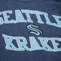 Seattle Kraken Mitchell & Ness Playoff Win Fleece Pullover Sweatshirt