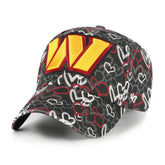 NFL Washington Commanders '47 Girls Preschool Mural Clean Up Adjustable Hat