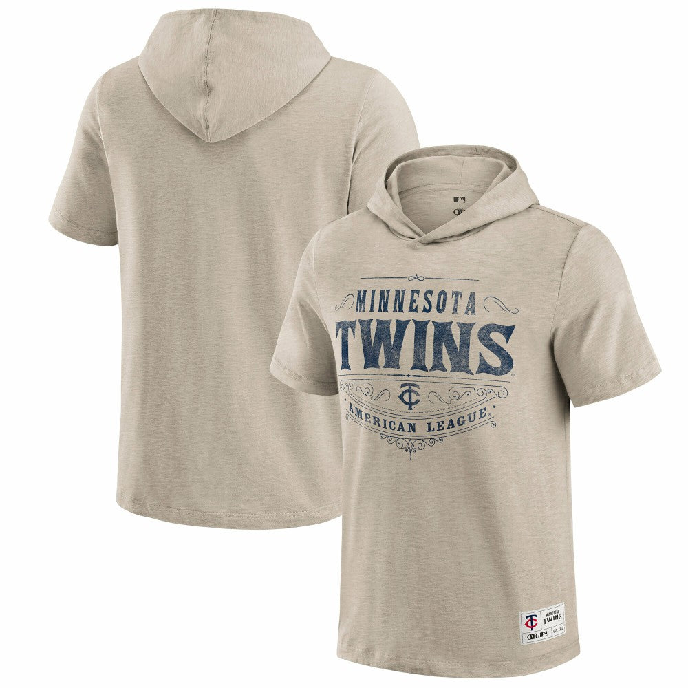 Minnesota Twins Darius Rucker Collection Hooded T-Shirt - Tan