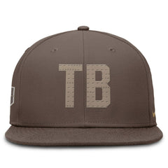 Tampa Bay Rays True Statement 20th AnniversaryPerformance Fitted Hat - Brown | Nike