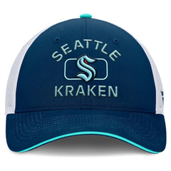 Seattle Kraken Fanatics Authentic Pro Rink Adjustable Trucker Hat