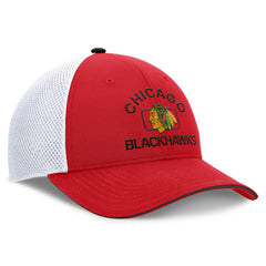 Chicago Blackhawks Fanatics Authentic Pro Rink Adjustable Trucker Hat