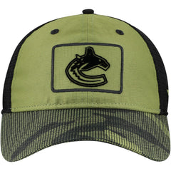 Vancouver Canucks Fanatics Military Appreciation Trucker Adjustable Hat