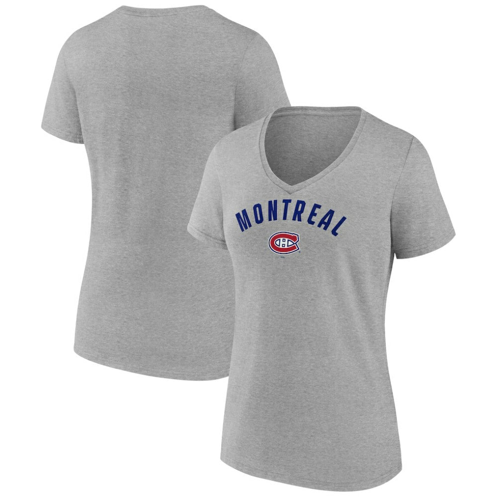 Montreal Canadiens Fanatics Women's V-Neck T-Shirt