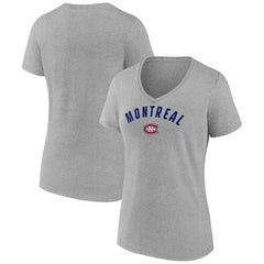 Montreal Canadiens Fanatics Women's V-Neck T-Shirt