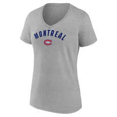 Montreal Canadiens Fanatics Women's V-Neck T-Shirt
