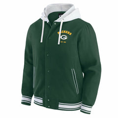 NFL Green Bay Packers Darius Rucker Collection Full-Snap Hoodie Jacket