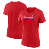 Washington Capitals Fanatics Women's Risk Cotton T-Shirt