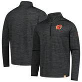 Calgary Flames Fanatics Authentic Pro Lightweight Quarter-Zip Pullover