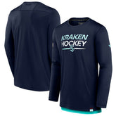 Seattle Kraken Fanatics Authentic Pro Tech Long Sleeve T-Shirt