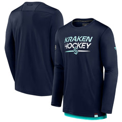 Seattle Kraken Fanatics Authentic Pro Tech Long Sleeve T-Shirt