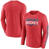 Washington Capitals Fanatics Sweep Iconic Synthetic Long Sleeve T-Shirt