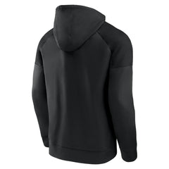 St. Louis Blues Fanatics Black Ice Defender Raglan Pullover Hoodie