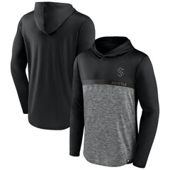 Seattle Kraken Fanatics Iconic Defender Pullover Hoodie