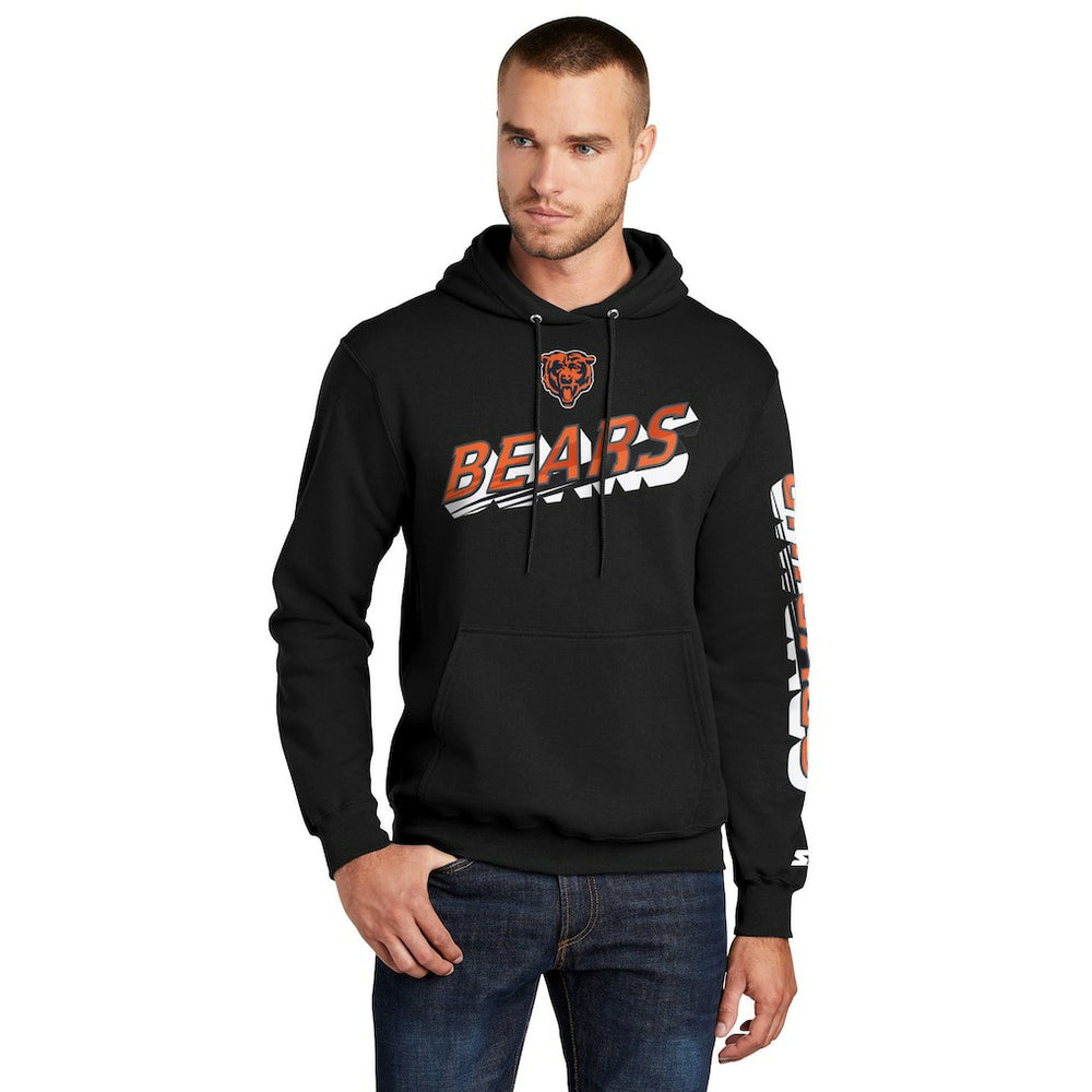 NFL Chicago Bears Starter Wordmark Logo Pullover Hoodie