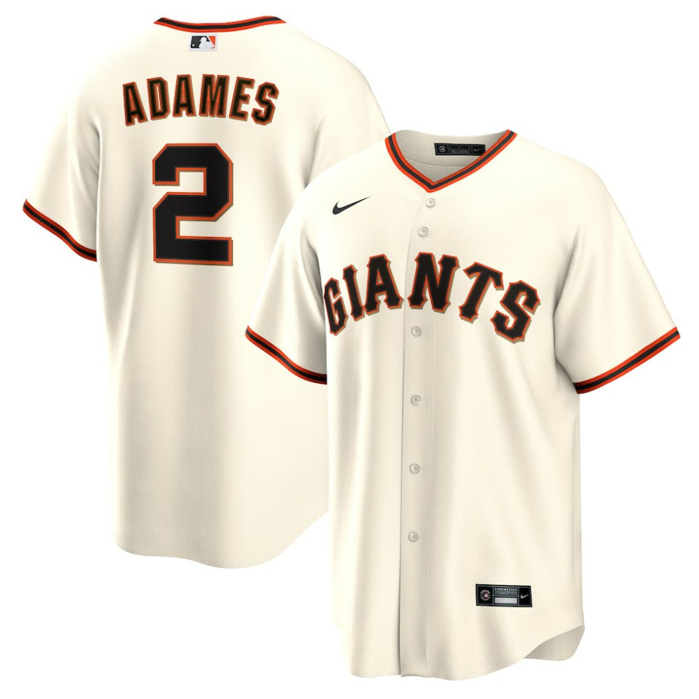 Willy Adames San Francisco Giants Home Replica Jersey - Cream | Nike