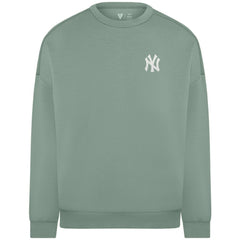 New York Yankees Levelwear Women's Luxe Signature Tri-Blend Pullover Sweatshirt - Sage Green