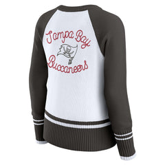 NFL Tampa Bay Buccaneers WEAR by Erin Andrews Women's Colorblock Raglan Sweater