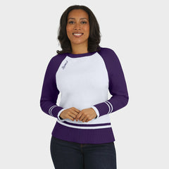 NFL Baltimore Ravens WEAR by Erin Andrews Women's Colorblock Raglan Sweater