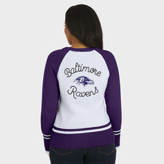 NFL Baltimore Ravens WEAR by Erin Andrews Women's Colorblock Raglan Sweater