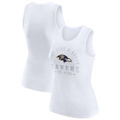 NFL Baltimore Ravens WEAR by Erin Andrews Women's Ribbed Graphic Tank Top