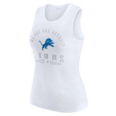 NFL Detroit Lions WEAR by Erin Andrews Women's Ribbed Graphic Tank Top