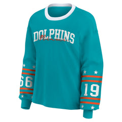 NFL Miami Dolphins WEAR by Erin Andrews Women's Sport Long-Sleeve T-Shirt