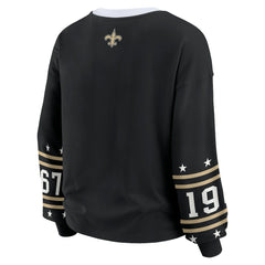 NFL New Orleans Saints WEAR by Erin Andrews Women's Sport Long-Sleeve T-Shirt