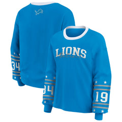 NFL Detroit Lions WEAR by Erin Andrews Women's Plus Size Sport Long-Sleeve T-Shirt