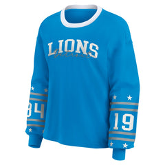 NFL Detroit Lions WEAR by Erin Andrews Women's Plus Size Sport Long-Sleeve T-Shirt