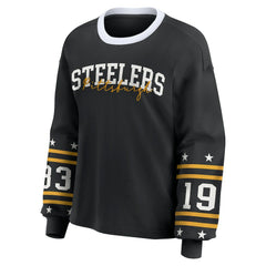 NFL Pittsburgh Steelers WEAR by Erin Andrews Women's Plus Size Sport Long-Sleeve T-Shirt