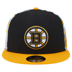 Boston Bruins New Era Camo Meshback 9FIFTY Snapback Hat