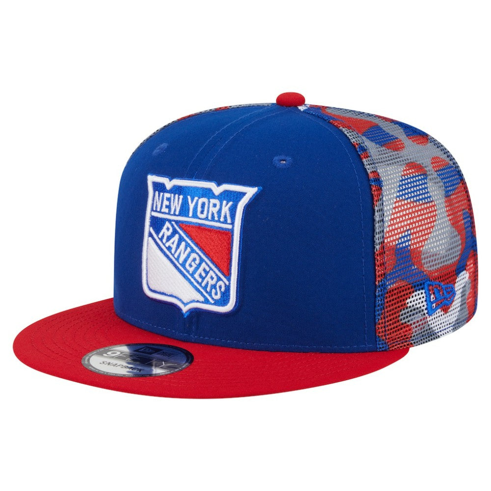 New York Rangers New Era Camo Meshback 9FIFTY Snapback Hat