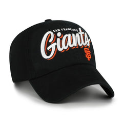 San Francisco Giants Women's Ariana Clean Up Adjustable Hat - Black | 47 brand