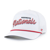 Washington Nationals Brrr Fairway Hitch Adjustable Hat - White | 47 brand