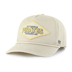 Pittsburgh Pirates Cairn Hitch Adjustable Hat - Khaki | 47 brand