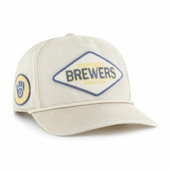 Milwaukee Brewers Cairn Hitch Adjustable Hat - Khaki | 47 brand