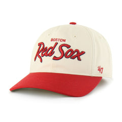 Boston Red Sox Crosstown Franchise Fitted Hat - Natural | 47 brand