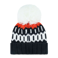 San Francisco Giants Women's Felicity Cuffed Knit Hat with Pom - Black | 47 brand