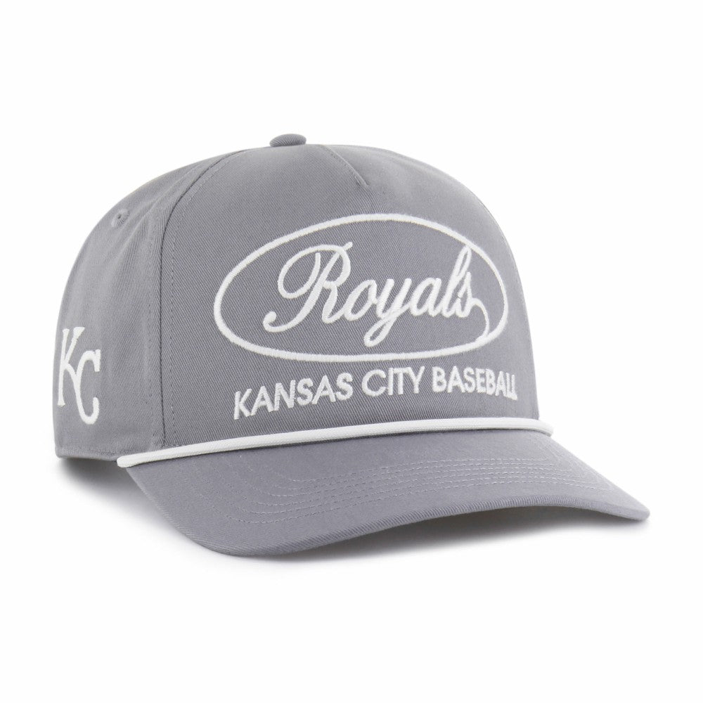 Kansas City Royals Foundational Hitch Adjustable Hat - Gray | 47 brand