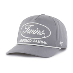 Minnesota Twins Foundational Hitch Adjustable Hat - Gray | 47 brand