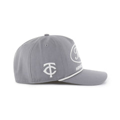 Minnesota Twins Foundational Hitch Adjustable Hat - Gray | 47 brand