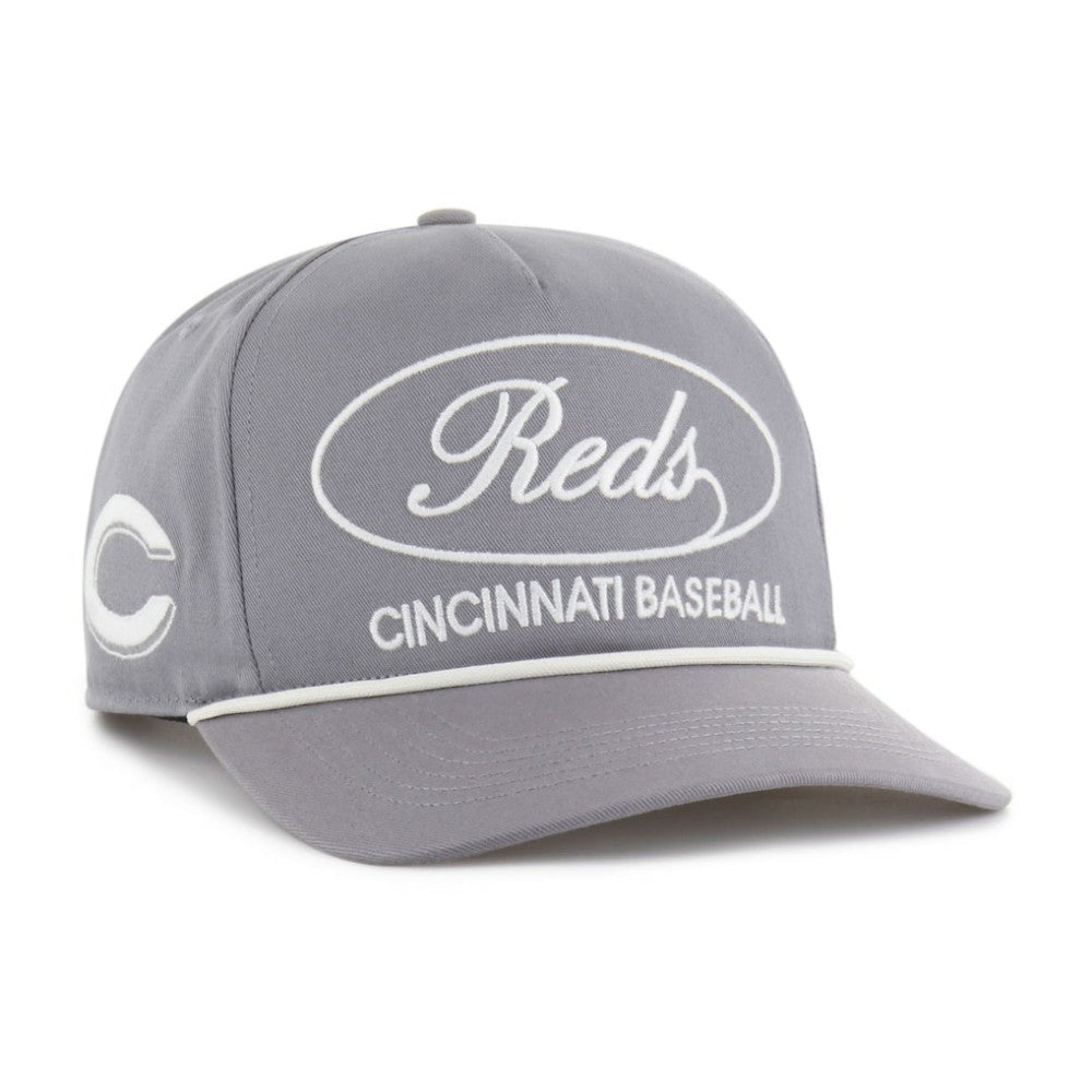 Cincinnati Reds Foundational Hitch Adjustable Hat - Gray | 47 brand